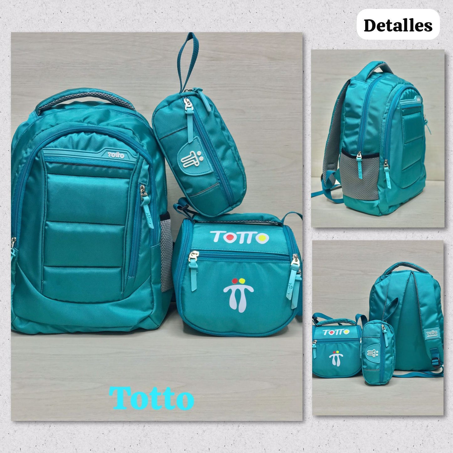 Totto Premium , paga 1 y leva 3 (Compra tu morral y recibe GRATIS la lonchera térmica y la cartuchera)