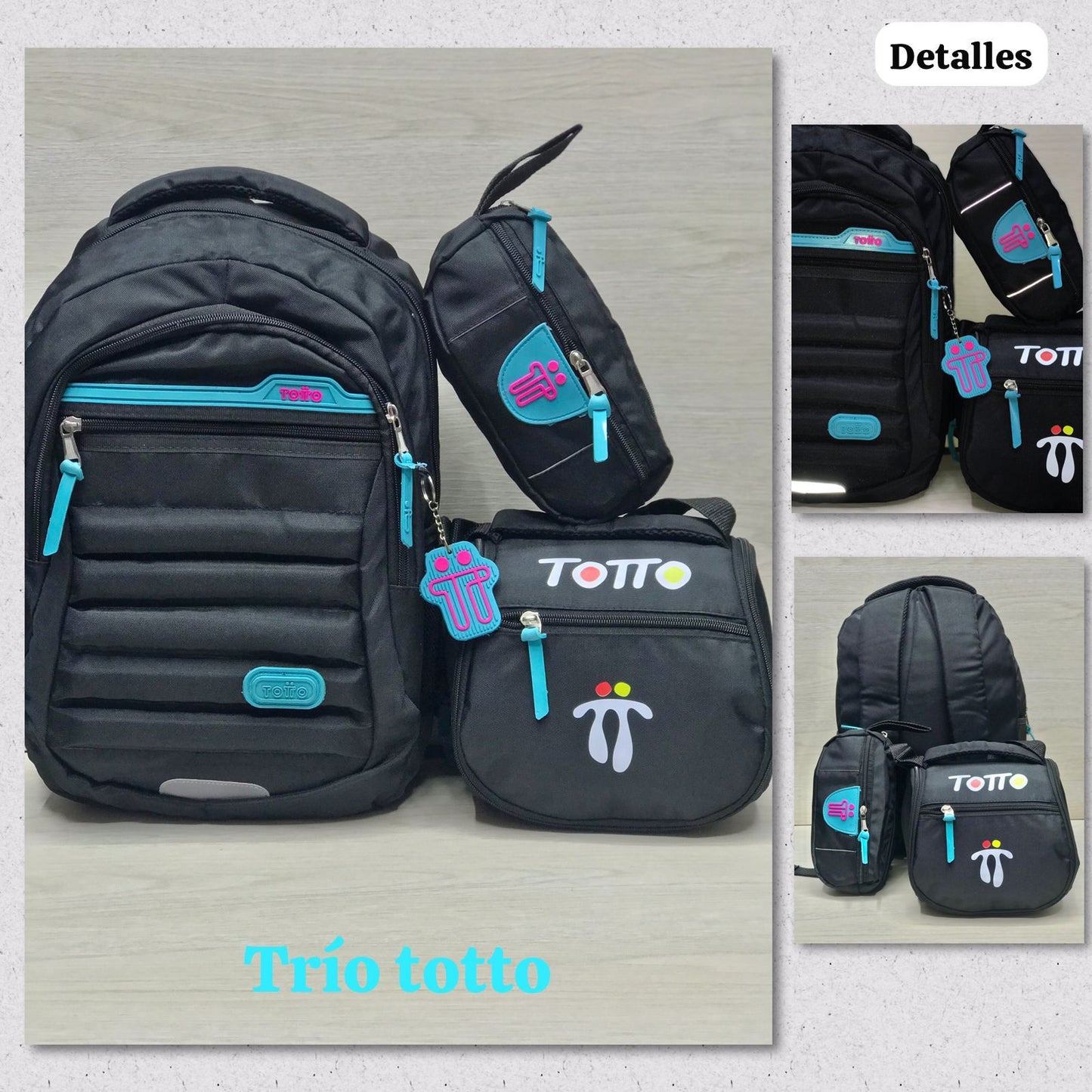 Totto Premium , paga 1 y leva 3 (Compra tu morral y recibe GRATIS la lonchera térmica y la cartuchera)