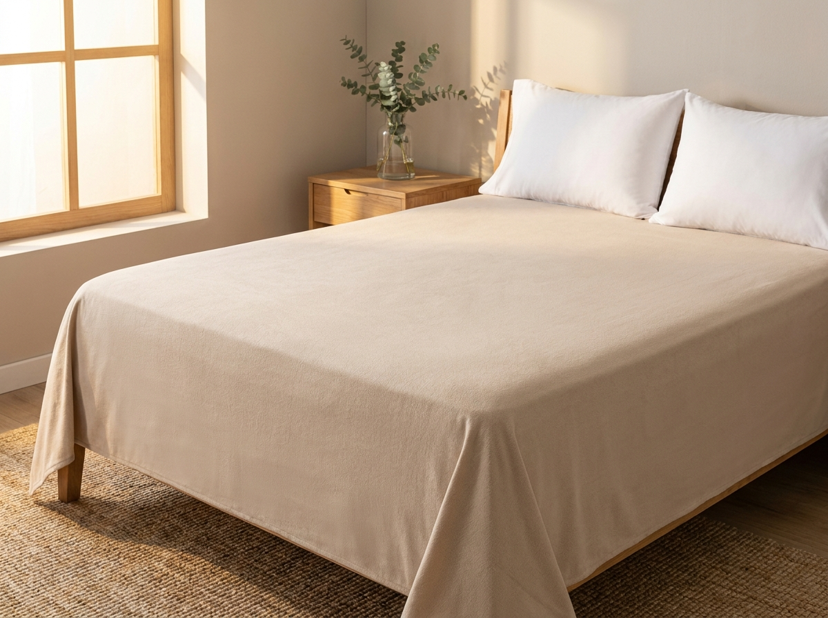 Protector de colchón antifluido Litper sobre cama Queen