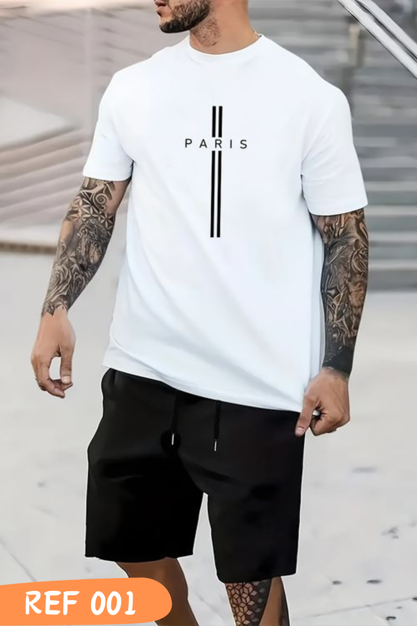 Conjunto camiseta pantaloneta Oversize Premium J7