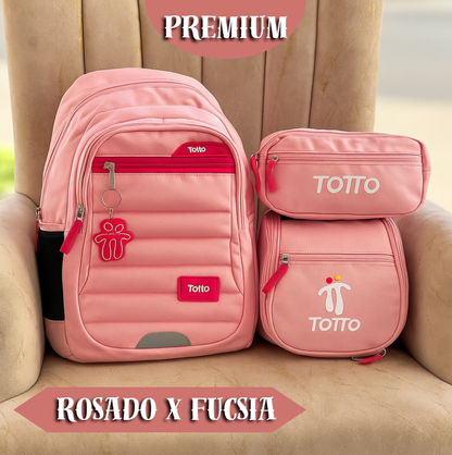 Totto Premium , paga 1 y leva 3 (Compra tu morral y recibe GRATIS la lonchera térmica y la cartuchera)