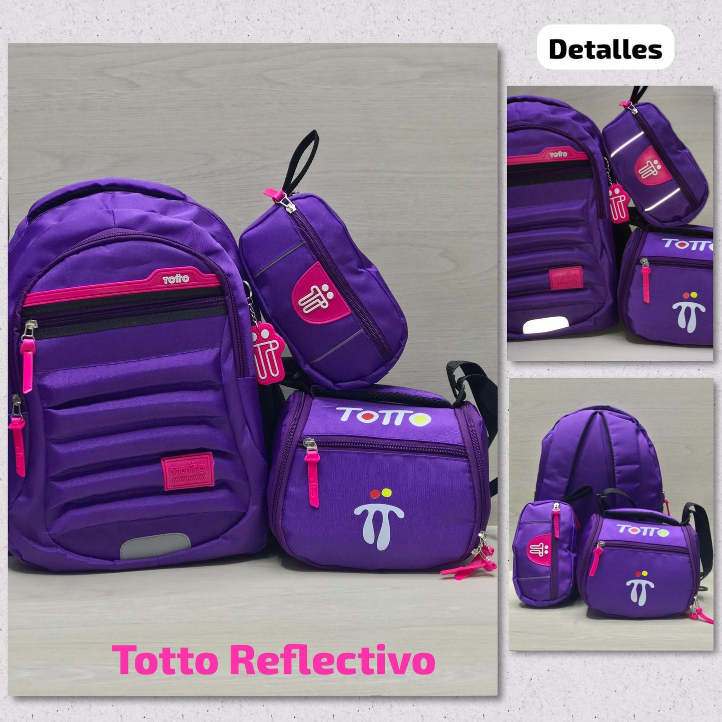 Totto Premium , paga 1 y leva 3 (Compra tu morral y recibe GRATIS la lonchera térmica y la cartuchera)