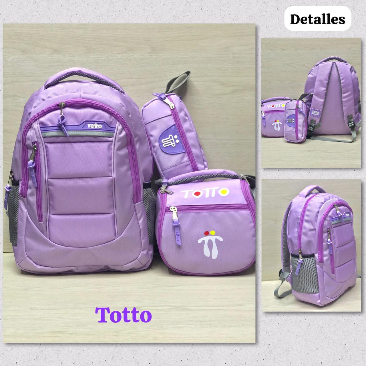 Totto Premium , paga 1 y leva 3 (Compra tu morral y recibe GRATIS la lonchera térmica y la cartuchera)