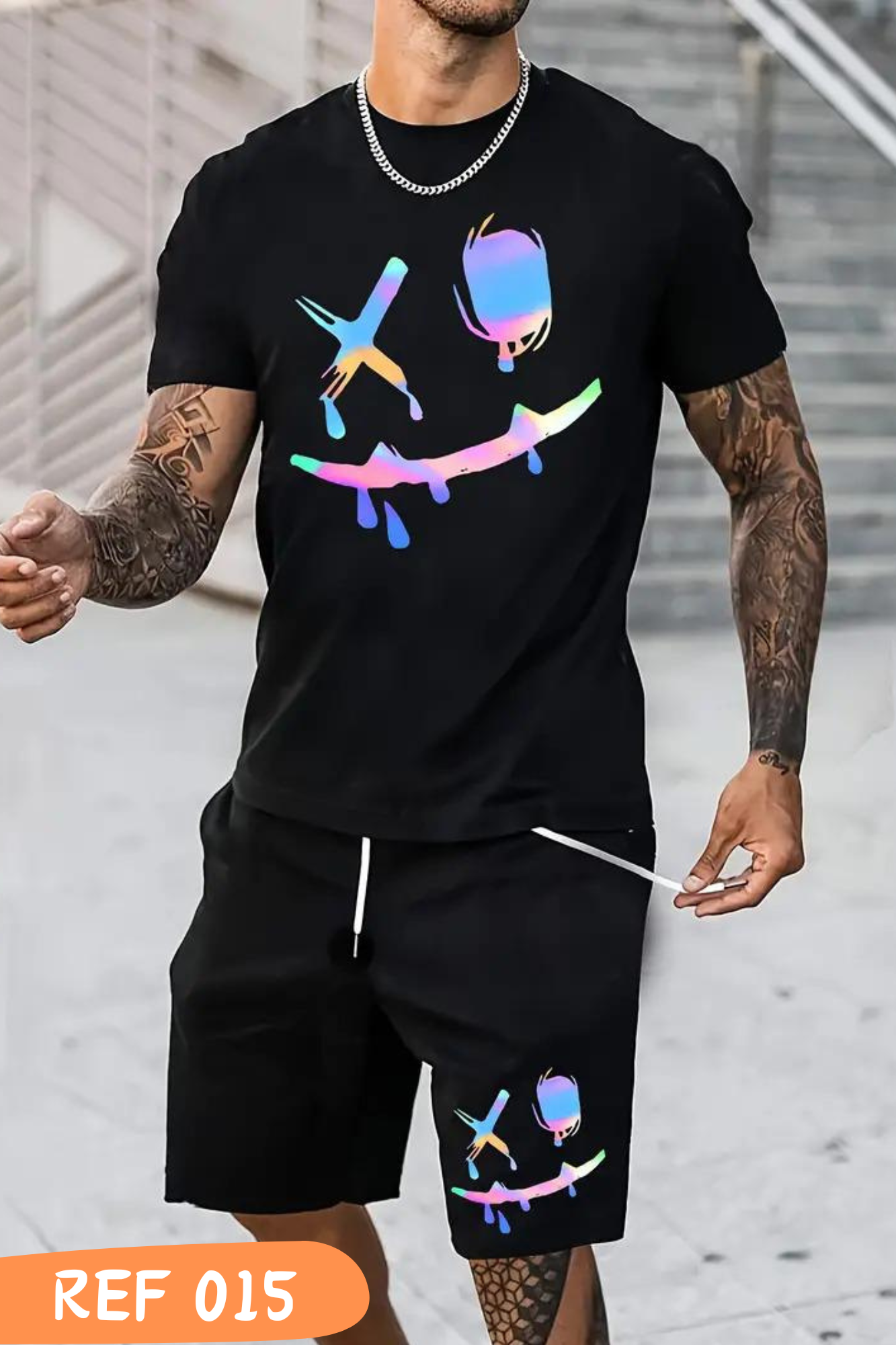 Conjunto camiseta pantaloneta Oversize Premium J7