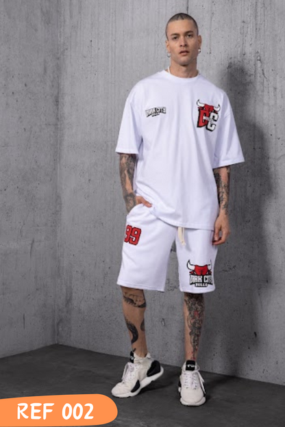 Conjunto camiseta pantaloneta Oversize Premium J7