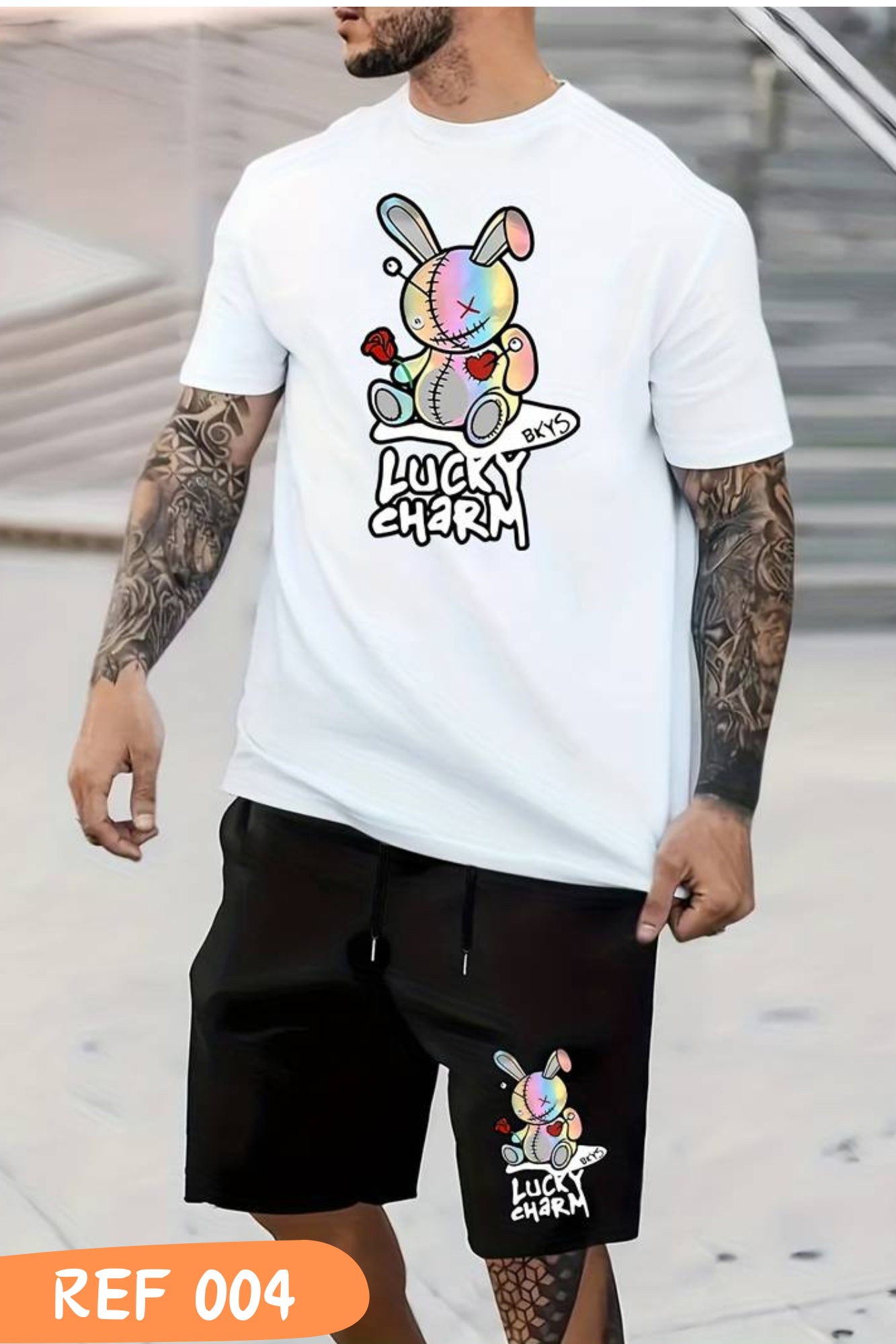 Conjunto camiseta pantaloneta Oversize Premium J7