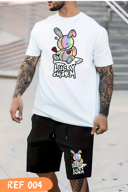 Conjunto camiseta pantaloneta Oversize Premium J7