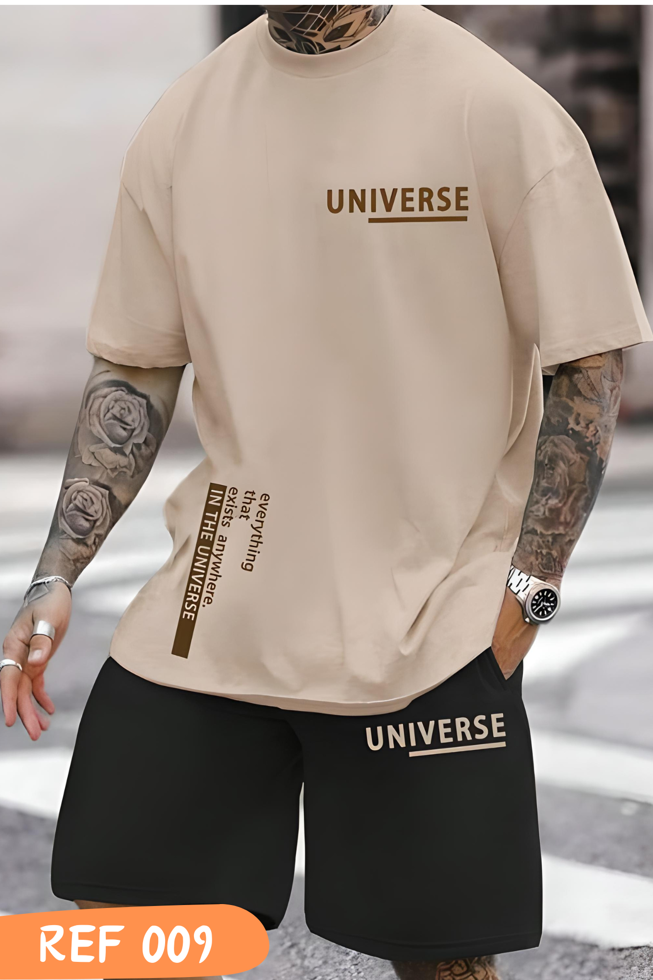 Conjunto camiseta pantaloneta Oversize Premium J7