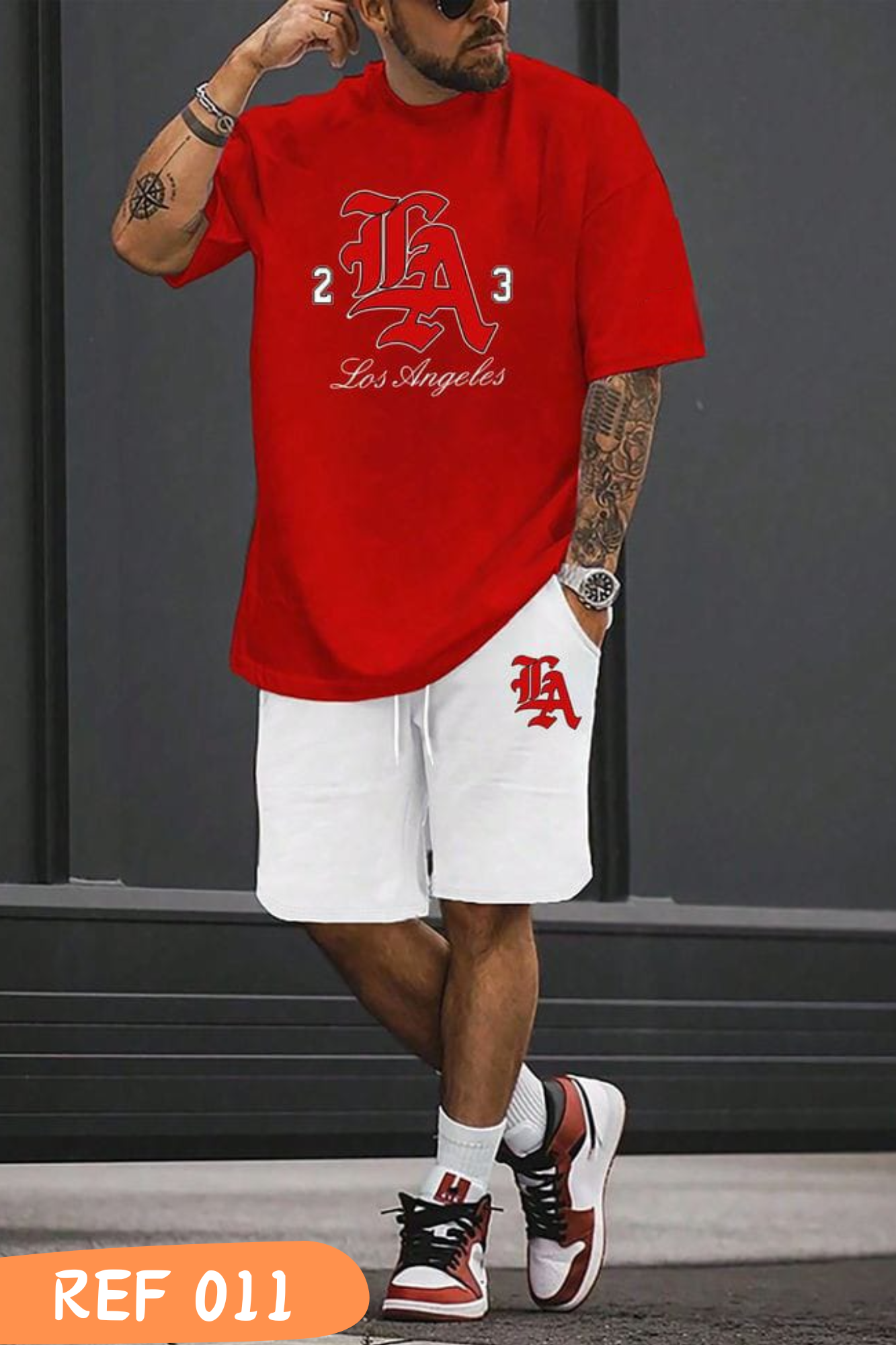 Conjunto camiseta pantaloneta Oversize Premium J7