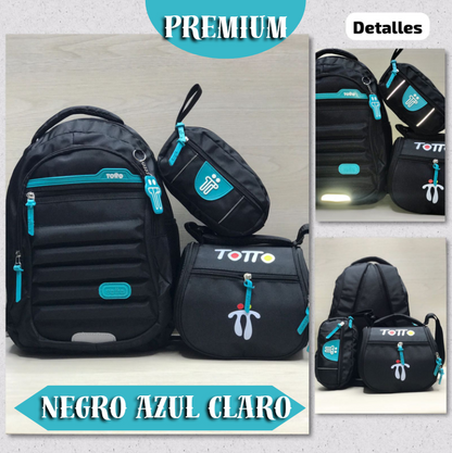 Totto Premium , paga 1 y leva 3 (Compra tu morral y recibe GRATIS la lonchera térmica y la cartuchera)