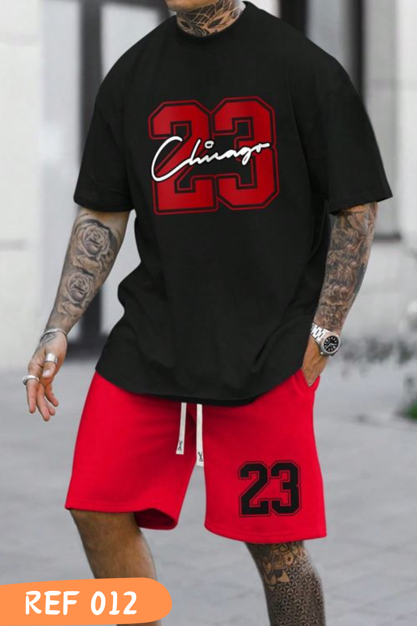 Conjunto camiseta pantaloneta Oversize Premium J7