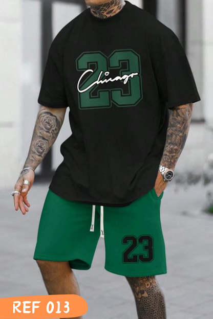 Conjunto camiseta pantaloneta Oversize Premium J7