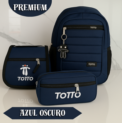 Totto Premium , paga 1 y leva 3 (Compra tu morral y recibe GRATIS la lonchera térmica y la cartuchera)