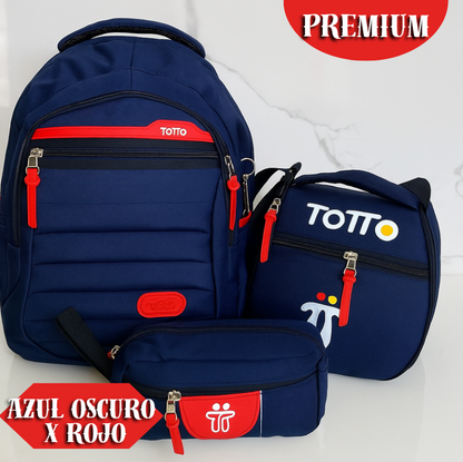 Totto Premium , paga 1 y leva 3 (Compra tu morral y recibe GRATIS la lonchera térmica y la cartuchera)