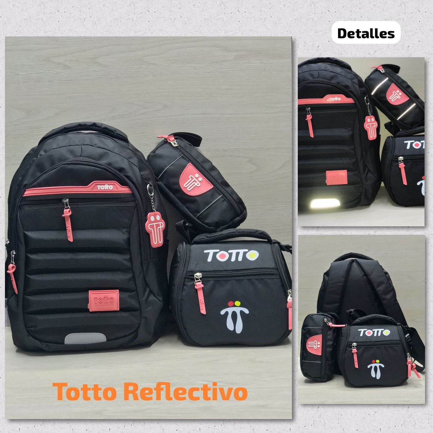 Totto Premium , paga 1 y leva 3 (Compra tu morral y recibe GRATIS la lonchera térmica y la cartuchera)