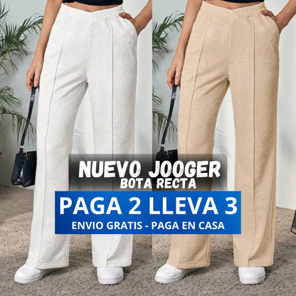 Joggers Mujer Bota Recta Premium Oferta Paga 2 Lleva 3