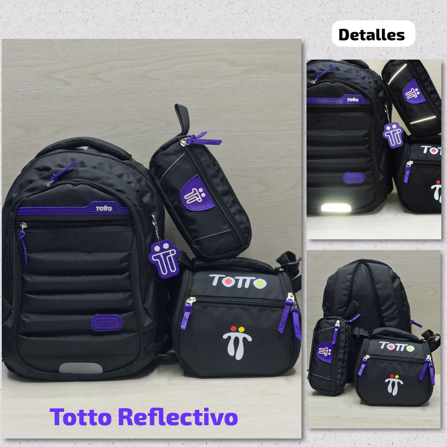 Totto Premium , paga 1 y leva 3 (Compra tu morral y recibe GRATIS la lonchera térmica y la cartuchera)