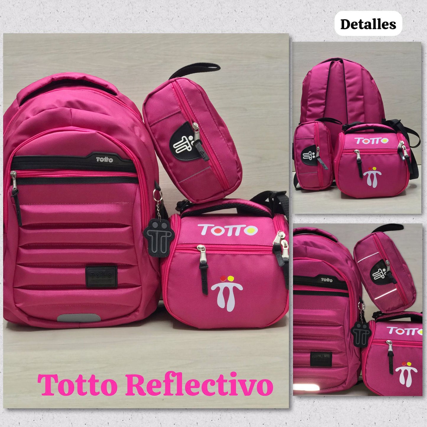 Totto Premium , paga 1 y leva 3 (Compra tu morral y recibe GRATIS la lonchera térmica y la cartuchera)