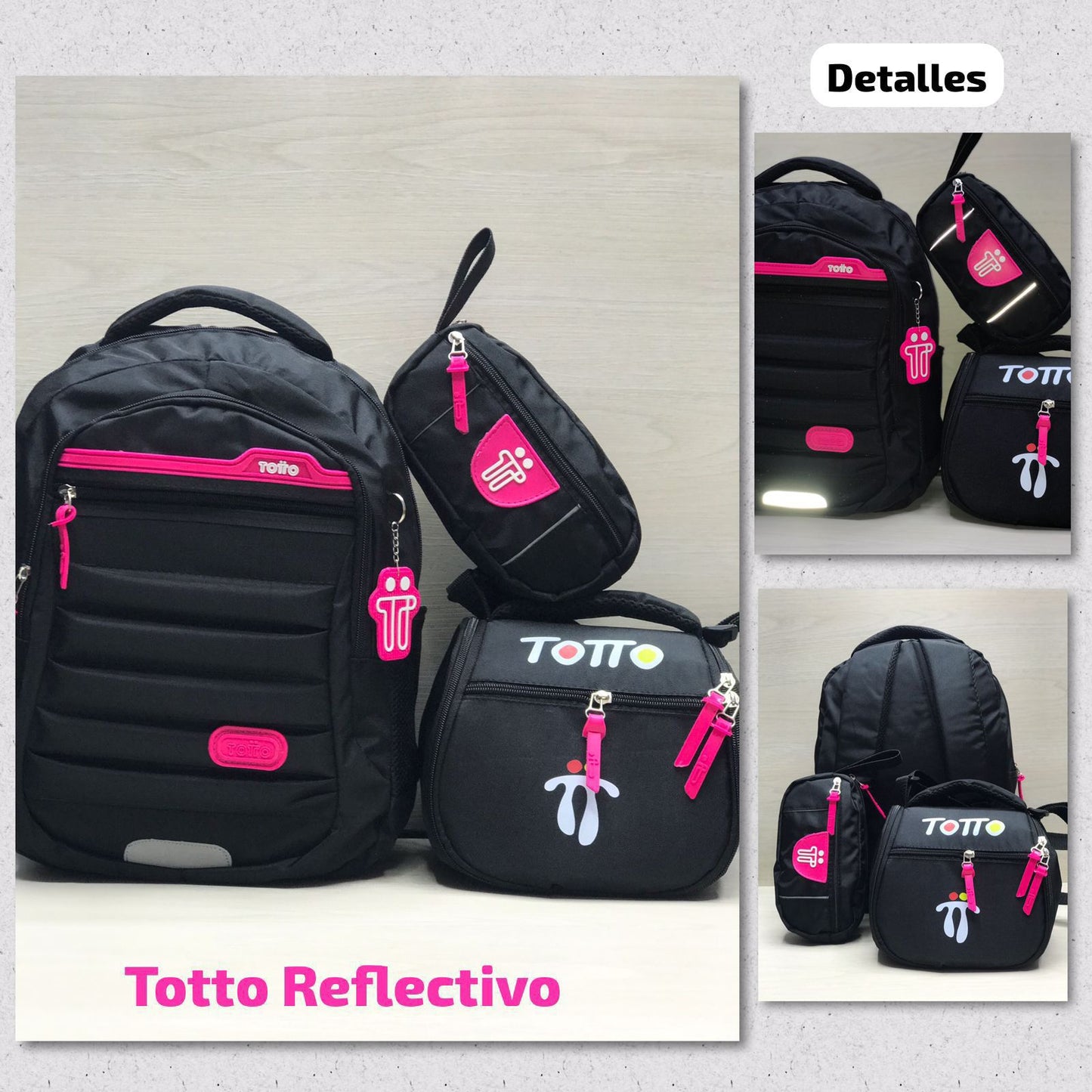 Totto Premium , paga 1 y leva 3 (Compra tu morral y recibe GRATIS la lonchera térmica y la cartuchera)