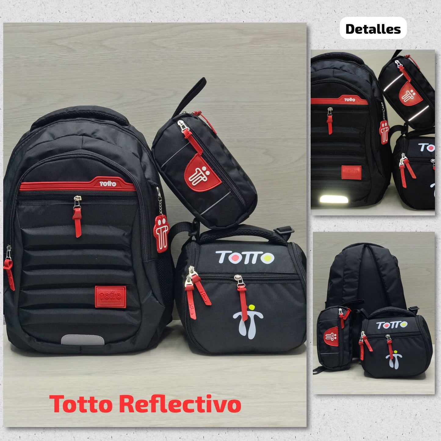 Totto Premium , paga 1 y leva 3 (Compra tu morral y recibe GRATIS la lonchera térmica y la cartuchera)