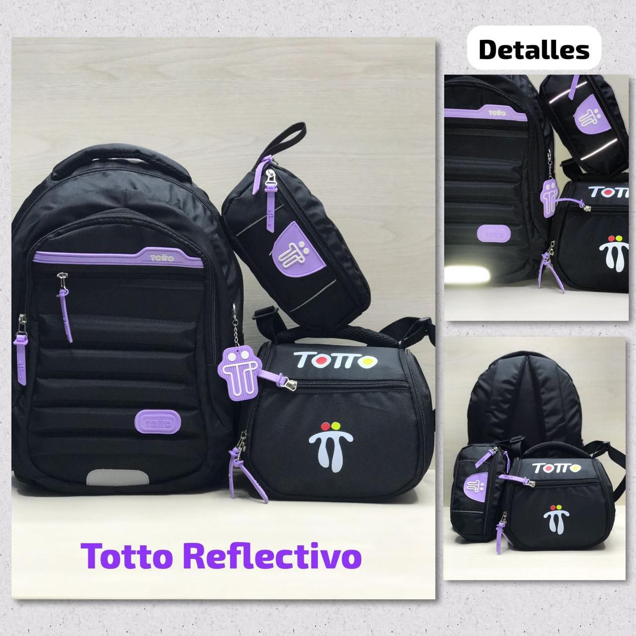 Totto Premium , paga 1 y leva 3 (Compra tu morral y recibe GRATIS la lonchera térmica y la cartuchera)