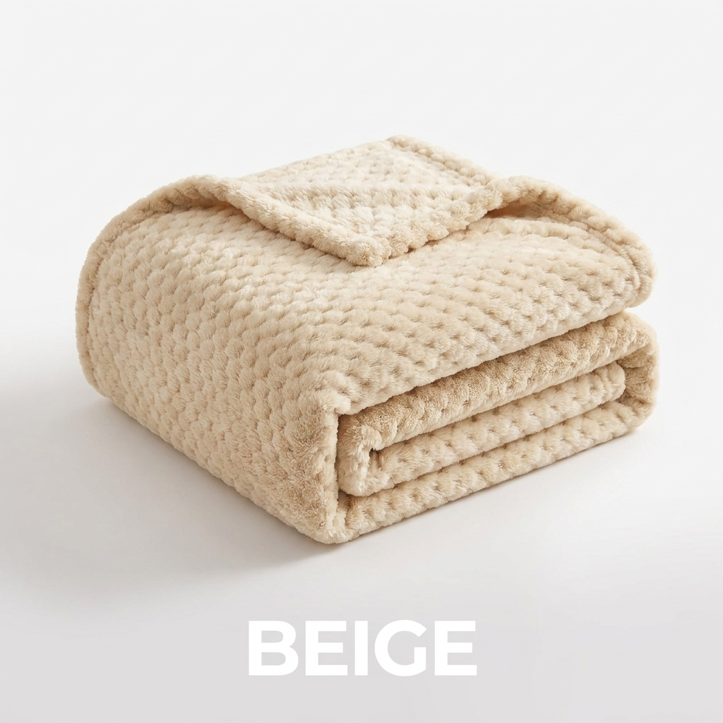 La Cobija Nube Premium 200x200 cm color Beige - Litper Colombia