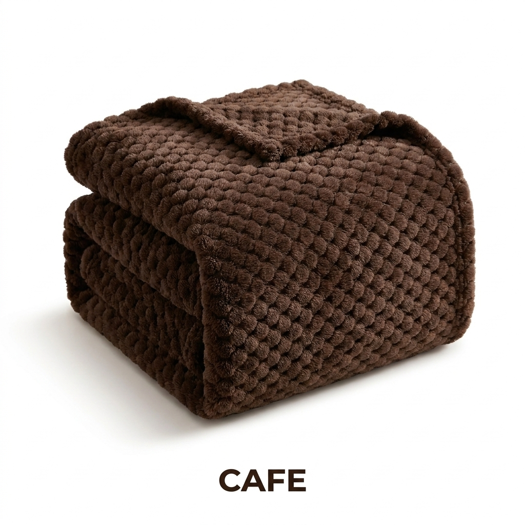 La Cobija Nube Premium 200x200 cm color Café - Litper Colombia