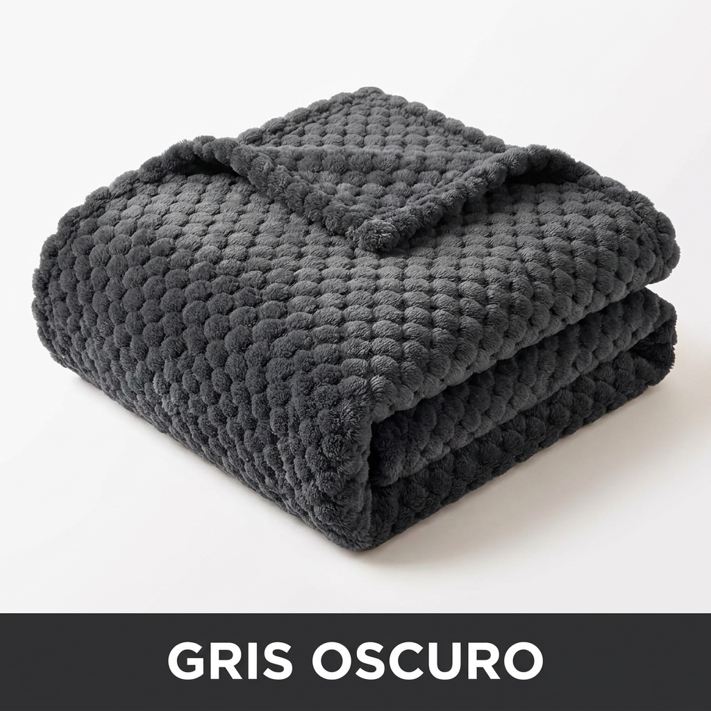 La Cobija Nube Premium 200x200 cm color Gris Oscuro - Litper Colombia