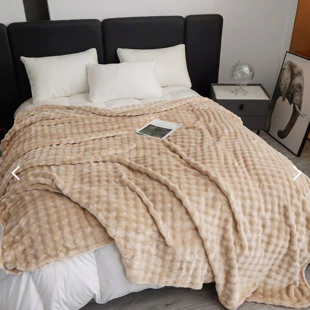 Cobija Burbuja Beige