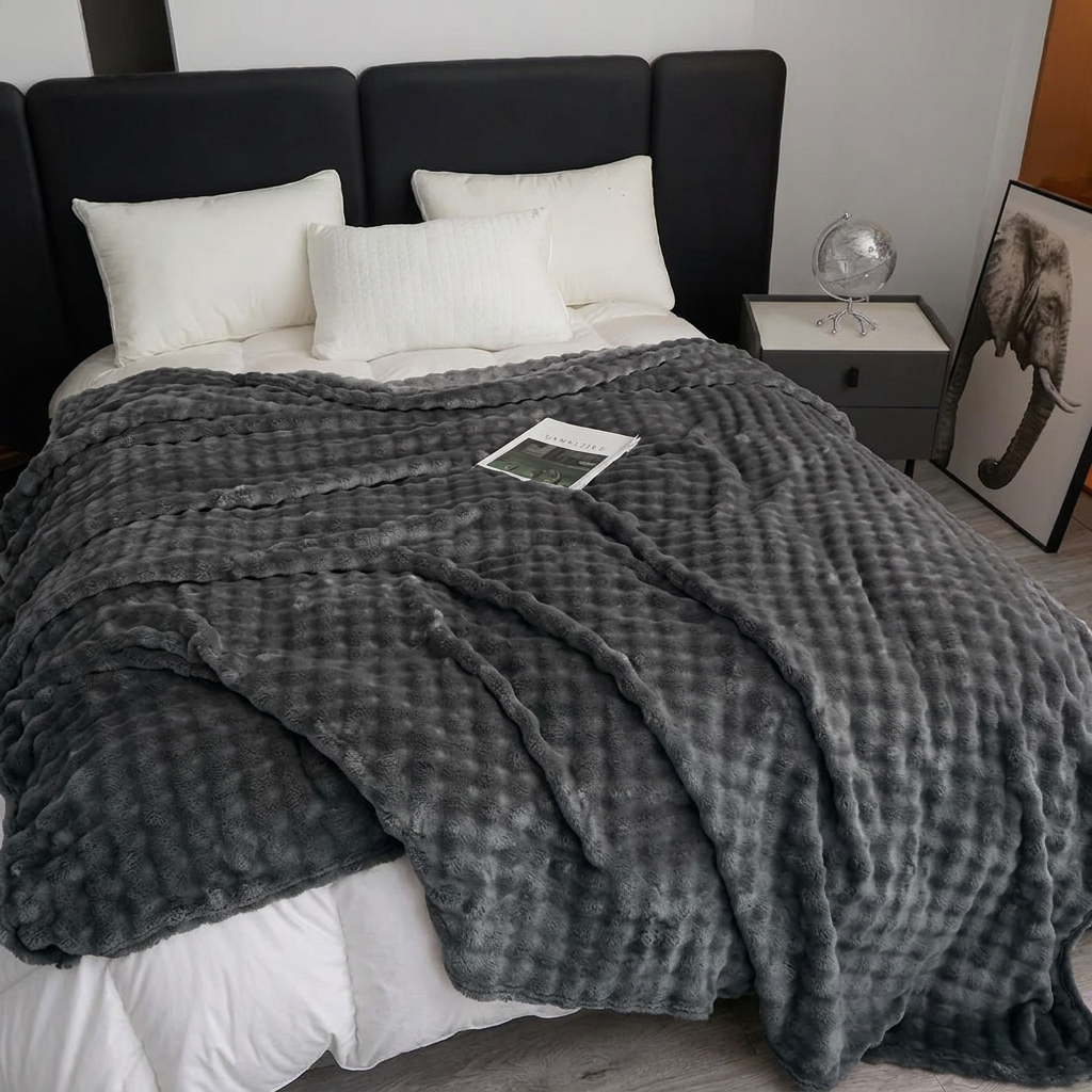 Cobija Burbuja Gris Oscuro