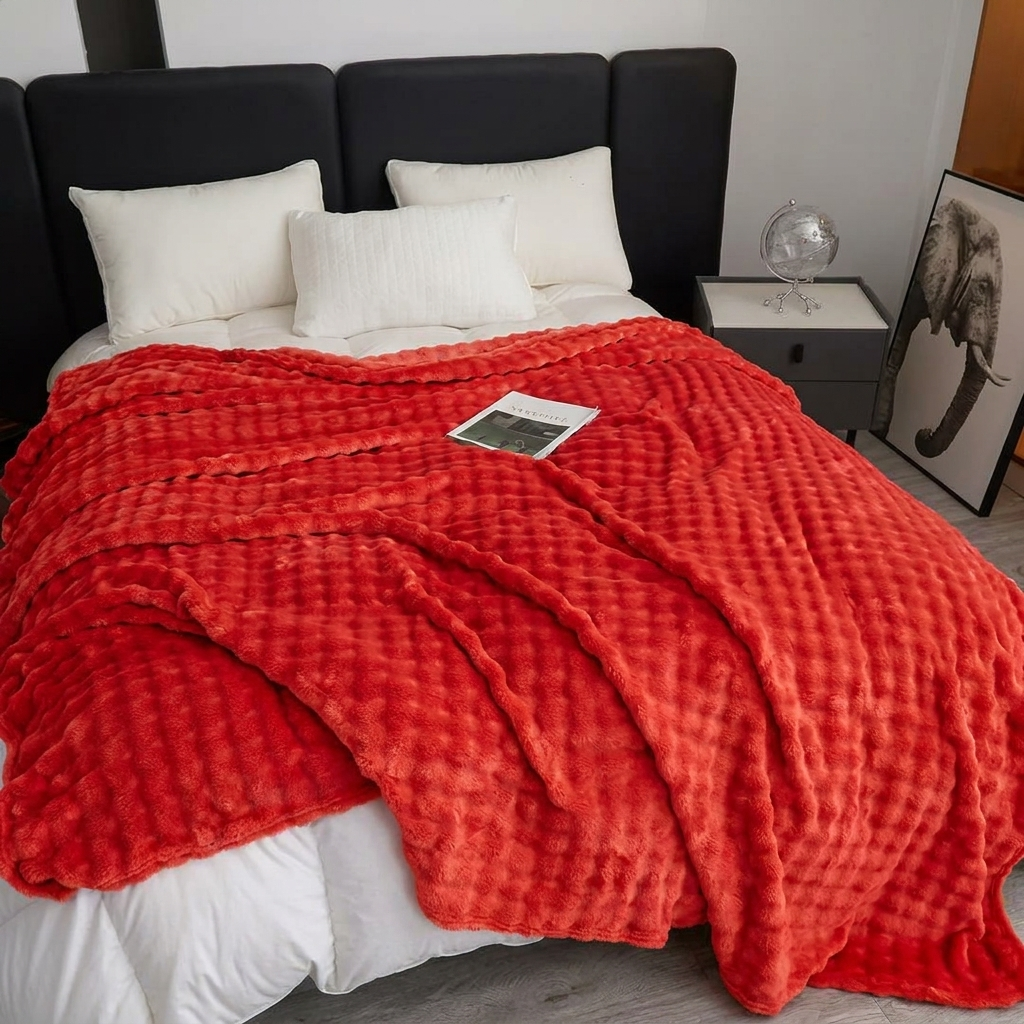 Cobija Burbuja Rojo
