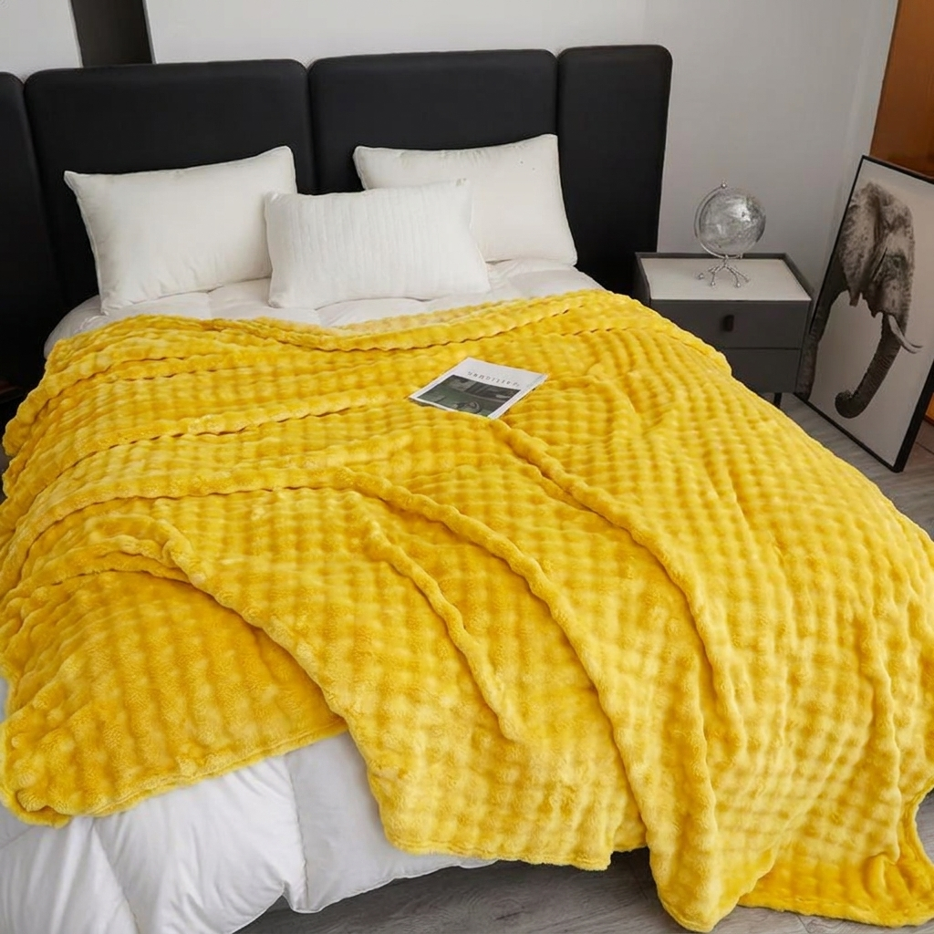 Cobija Burbuja Amarillo