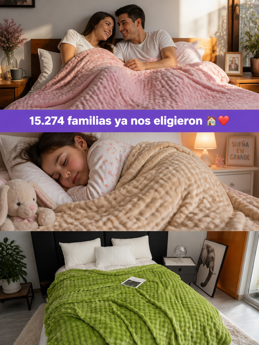 Cobija Burbuja Soft - 15274 familias ya nos eligieron prueba social