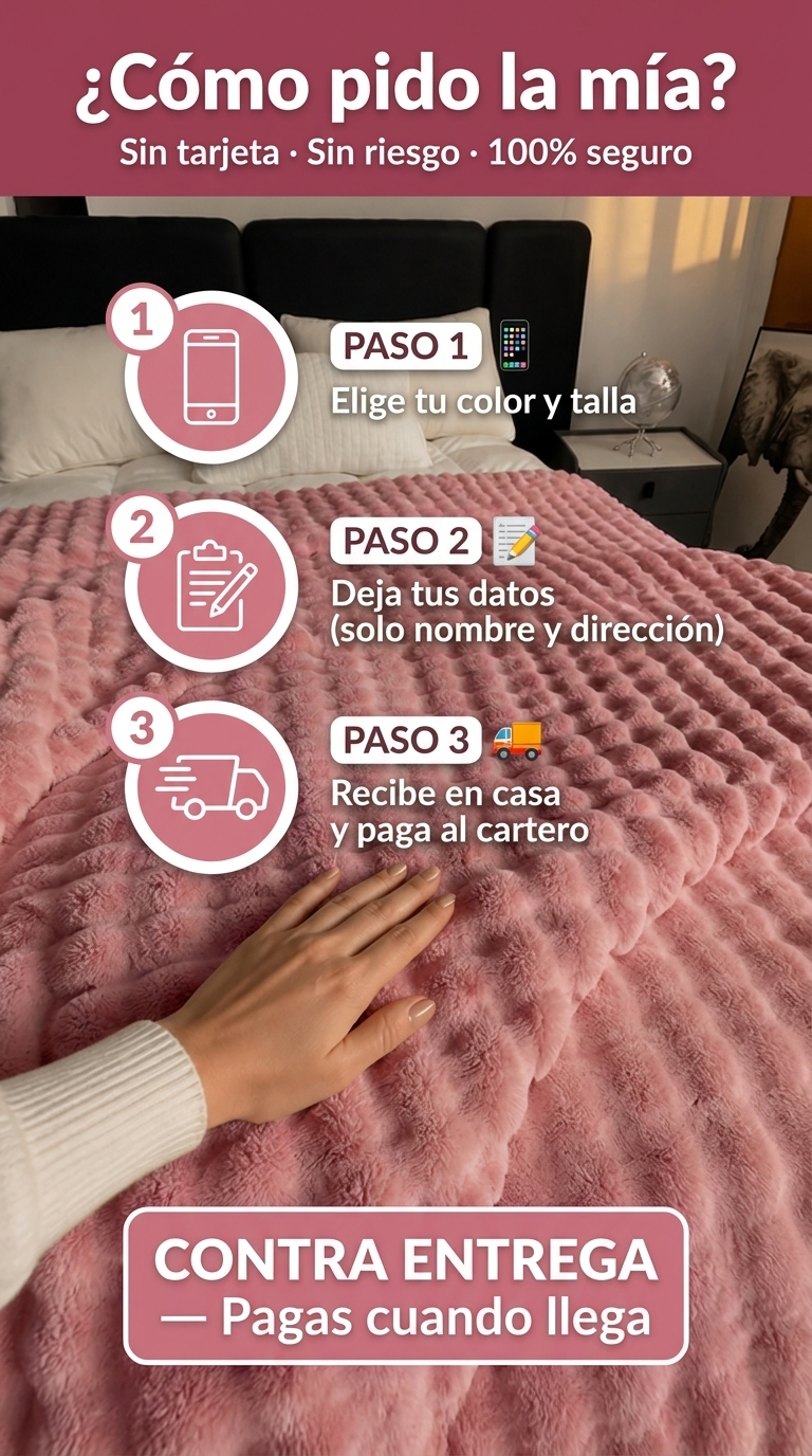 Cobija Burbuja como pedir contra entrega